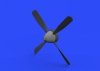 Eduard 648360 P-51D Hamilton Standard uncuffed propeller AIRFIX 1/48